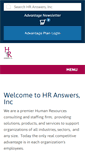 Mobile Screenshot of hranswers.com